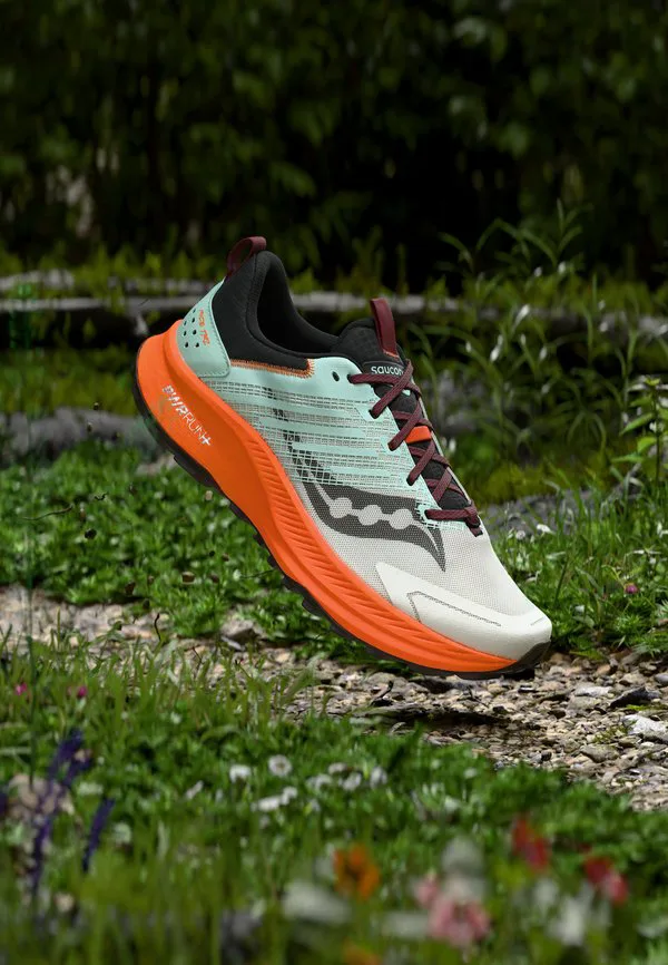 Кроссовки для трейлраннинга ride tr2 Saucony, White/Fire