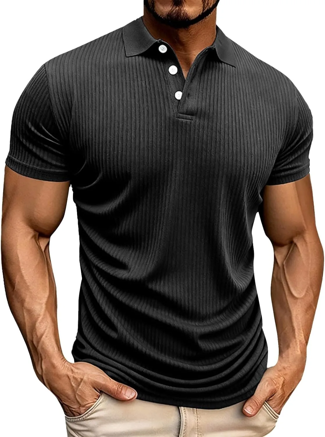 

Polo футболка для мужчин, короткий рукав, slim fit