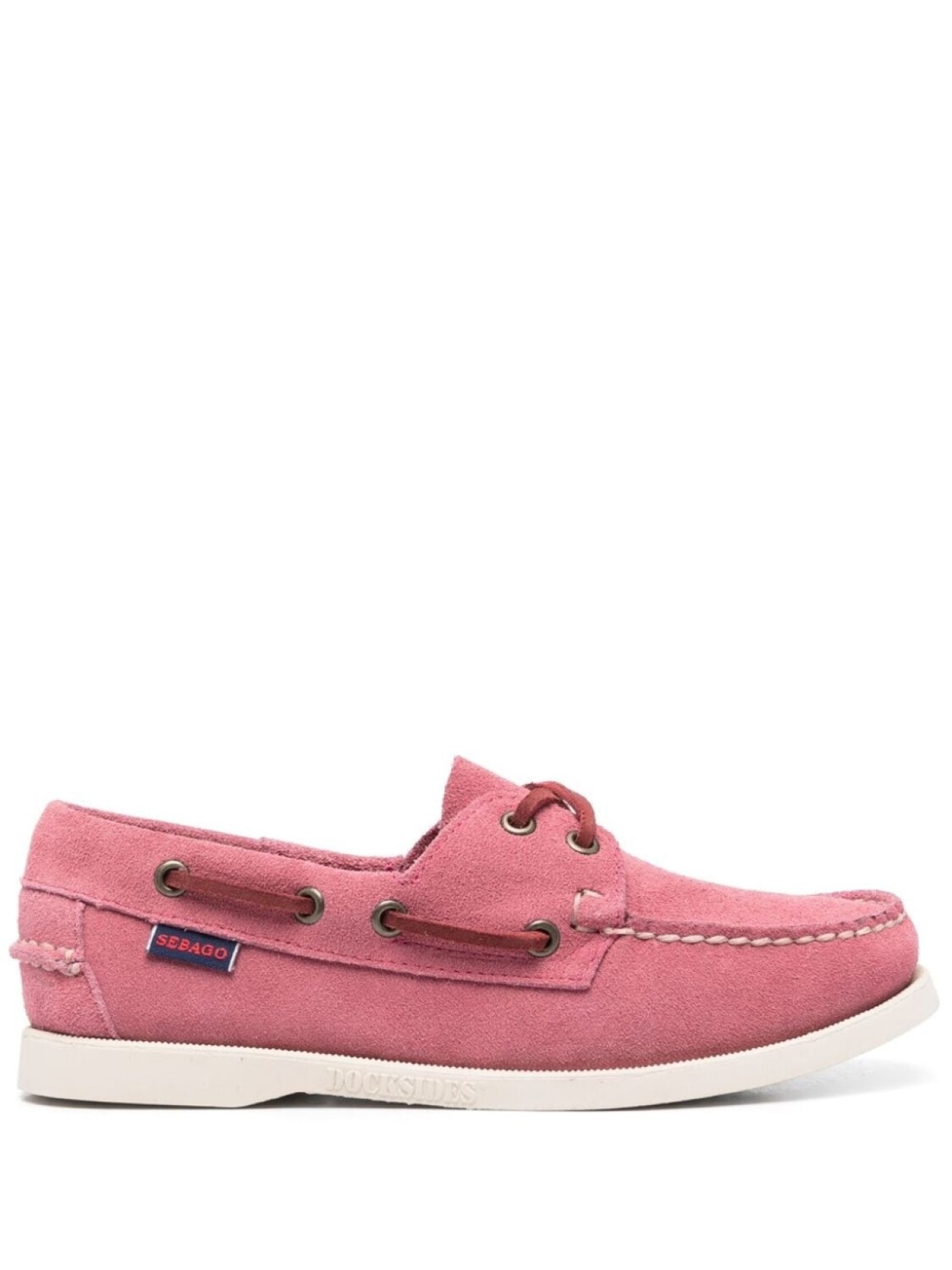 Sebago топсайдеры на контрастной подошве, розовый