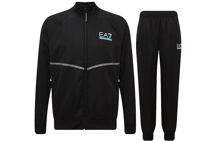 

EMPORIO ARMANI EA7 Повседневная спортивная мужская черная одежда