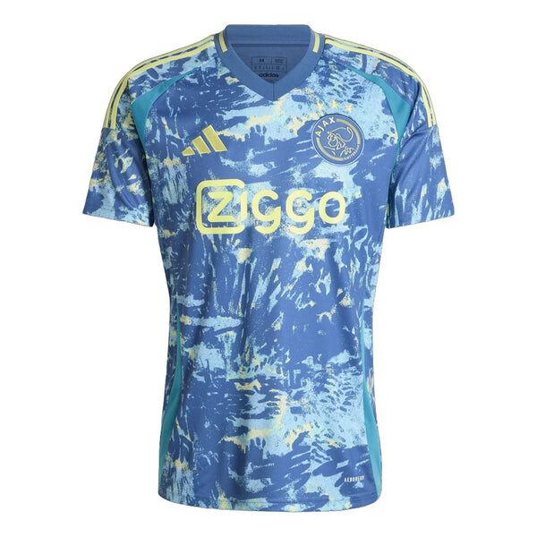 

Футболка ajax amsterdam 24 25 выездная футбольная майка азия размеры Adidas, синий