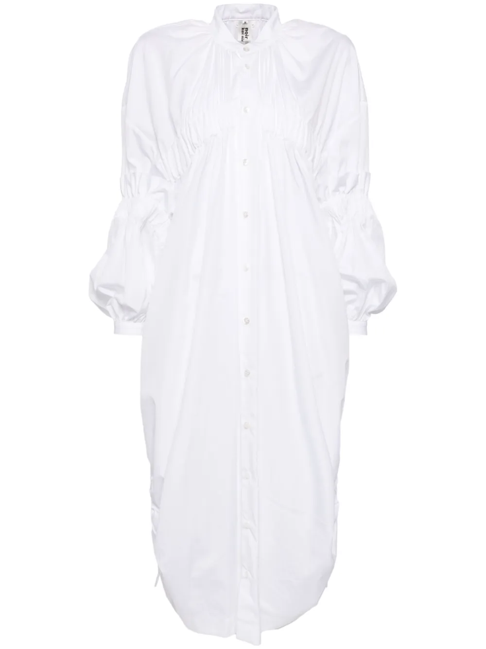 

Платье с кулиской Noir Kei Ninomiya, белый