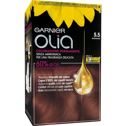 

Стойкая краска для волос Garnier 5.5 Mahogany, Olia