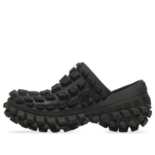 Тапочки defender clogs 'black' Balenciaga, черный