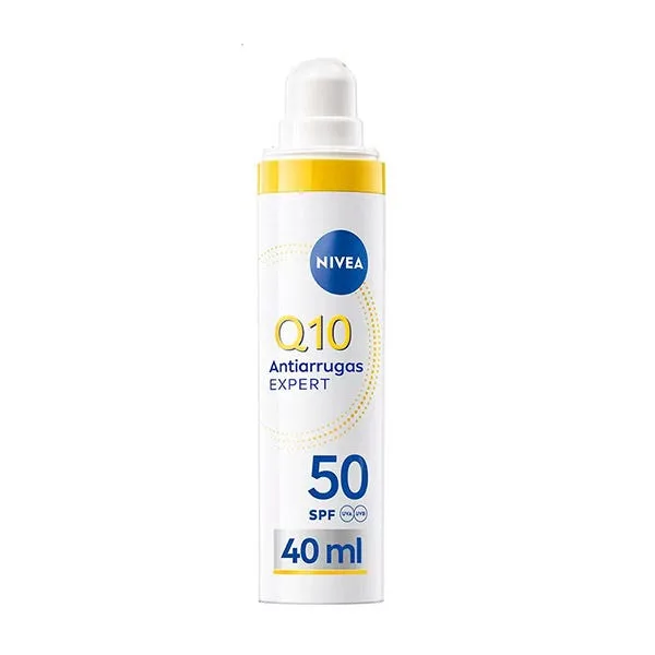 Ежедневный солнцезащитный флюид SPF 50 NIVEA Q10 Antiarrugas Expert 40 мл — фото 2
