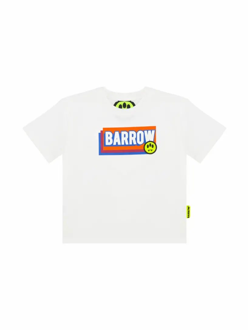 

Хлопковая футболка с логотипом Barrow, белый