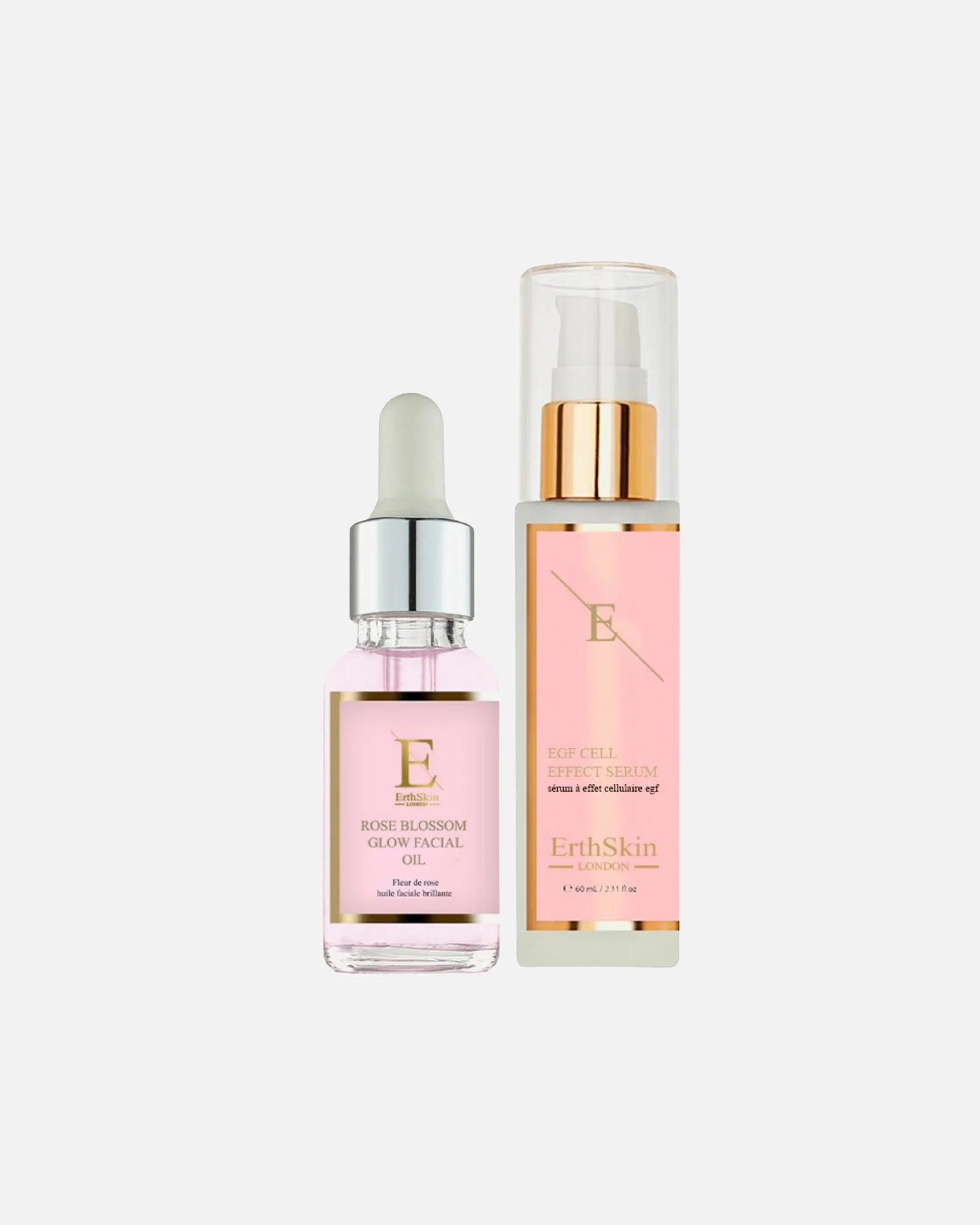 Набор ErthSkin London — Для ухода за лицом egf & rose radiance duo , 1 шт, 60 мл
