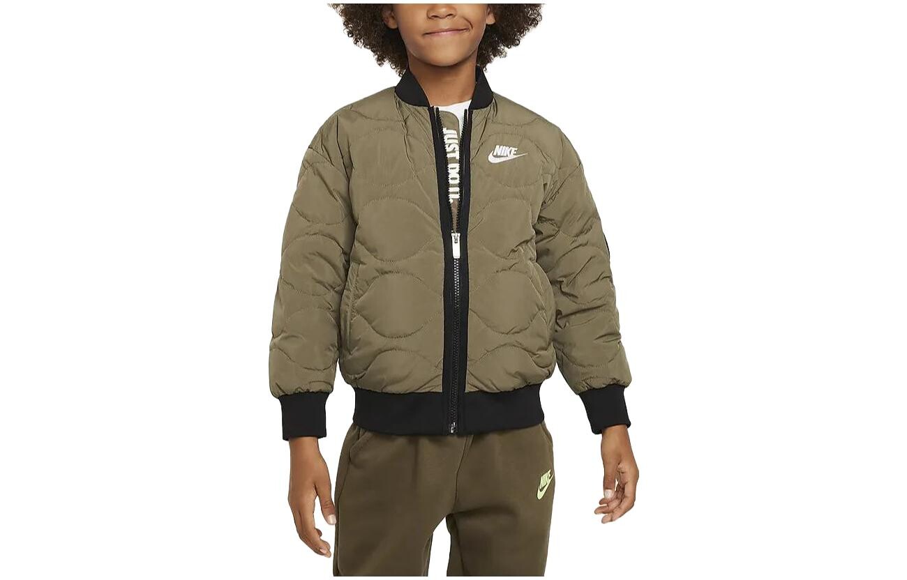 

Nike Kids Пуховик/пуховик, цвет Medium Olive