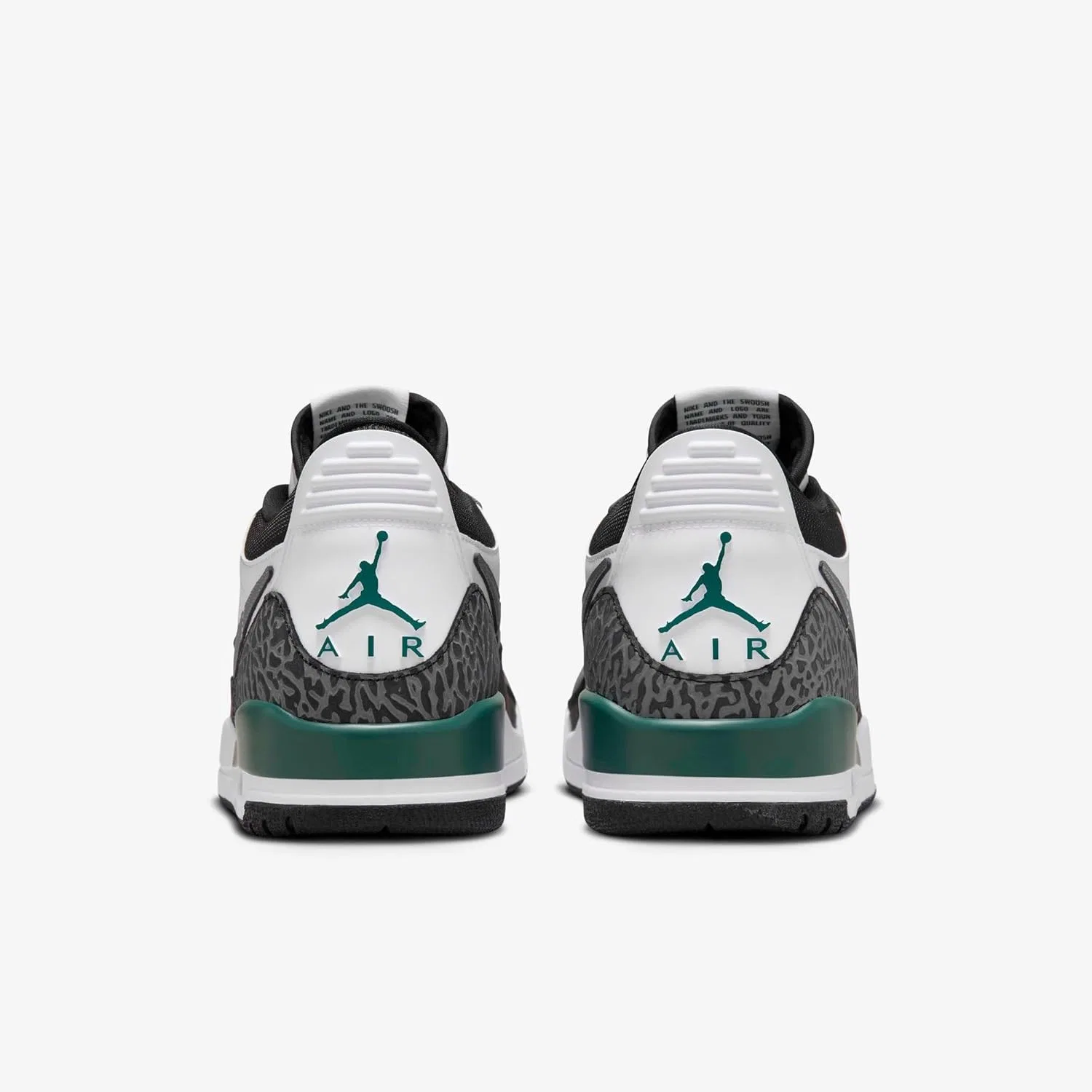 Мужские низкие кроссовки Nike Air Jordan Legacy 312, White Oxidised Green Black Cool Grey — фото 4