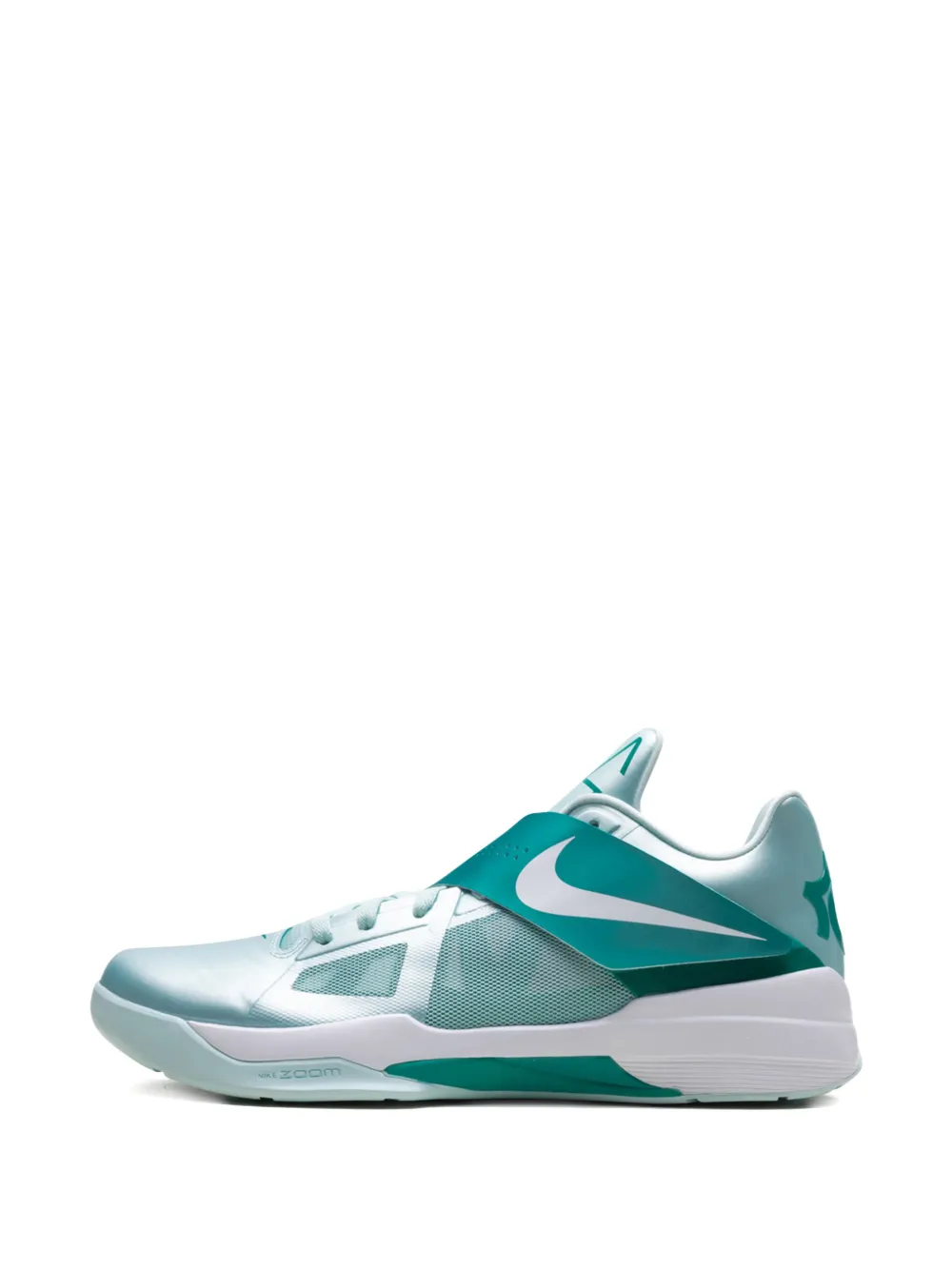 Кроссовки KD 4 Easter Mint Candy/White/New Green Nike, синий — фото 4