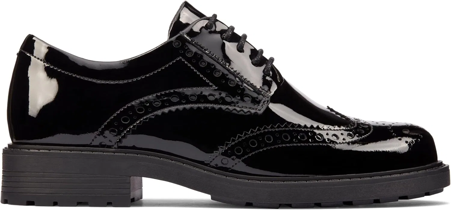 Туфли Clarks Women's Orinoco2 Limit Oxford, Black (Black Varnish) — фото 2