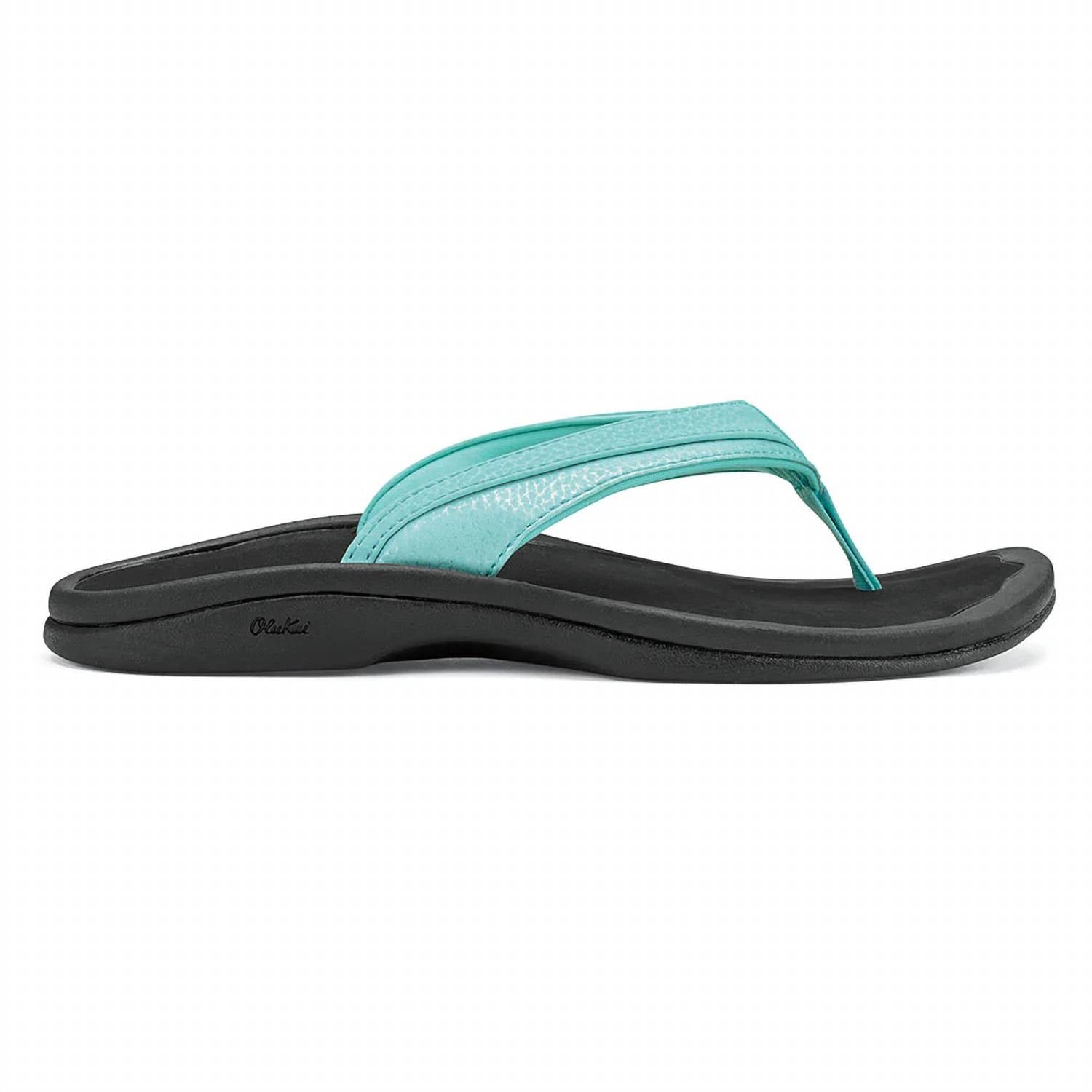 Women's Ohana Flip Flop Sandal In Sea Glass / Black OluKai
