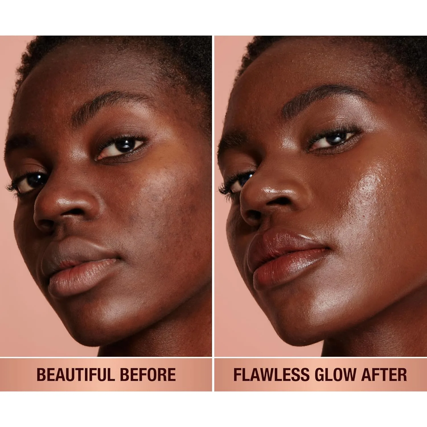 Charlotte Tilbury Hollywood Flawless Filter - универсальный праймер, бустер для сияния и жидкий хайлайтер с легким покрытием для гладкой и матовой кожи, 8 Deep - Warm mahogany shade for very deep skin tones — фото 2