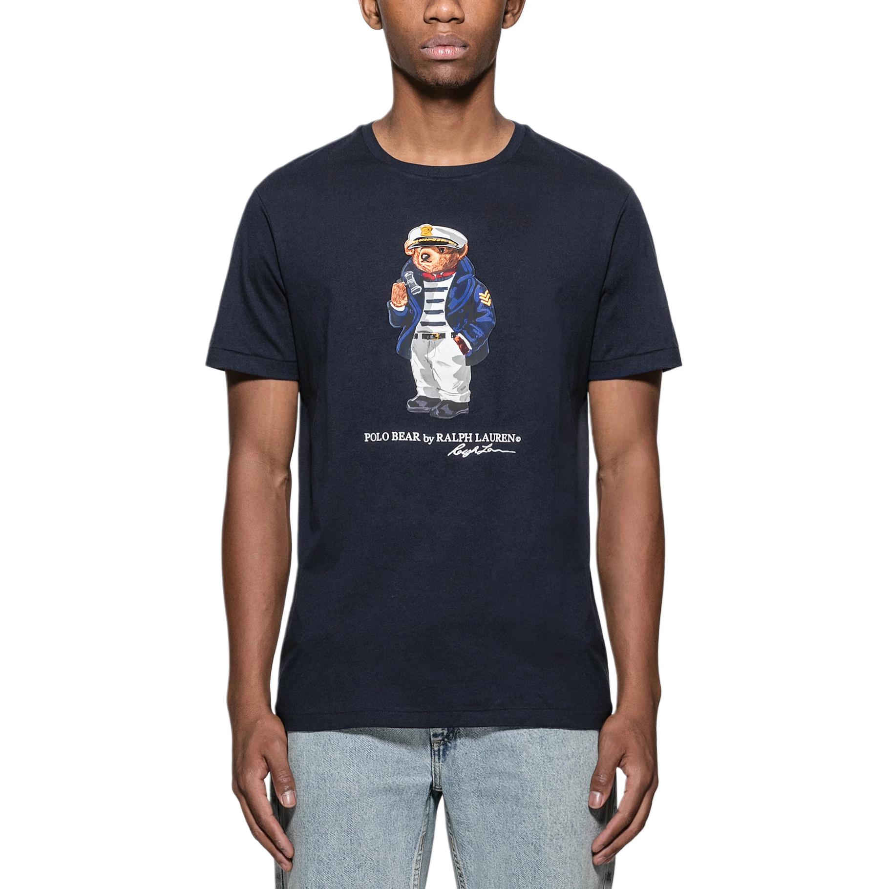 

Polo Ralph Lauren Футболка SS24 мужская морская синяя, Синий, Polo Ralph Lauren Футболка SS24 мужская морская синяя