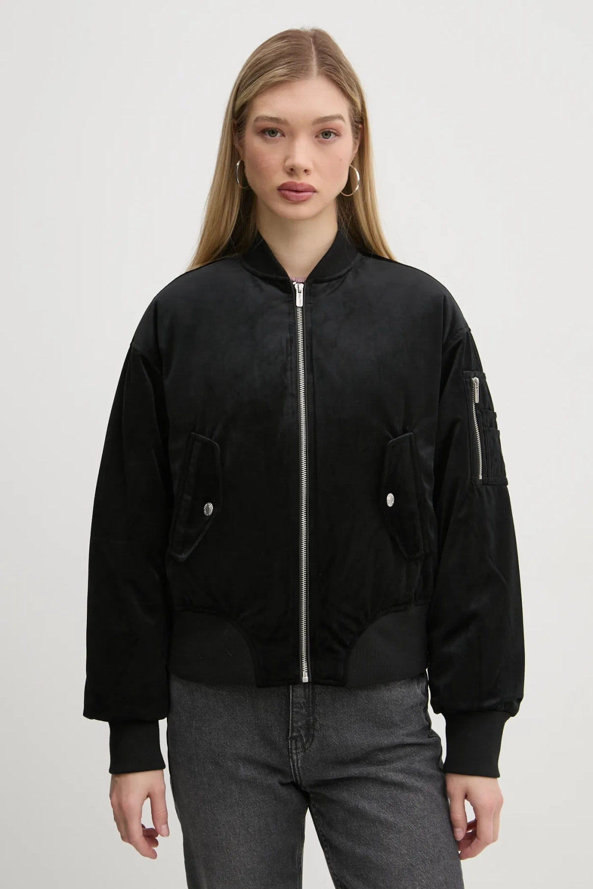 

Куртка-бомбер Karl Lagerfeld Jeans, черный