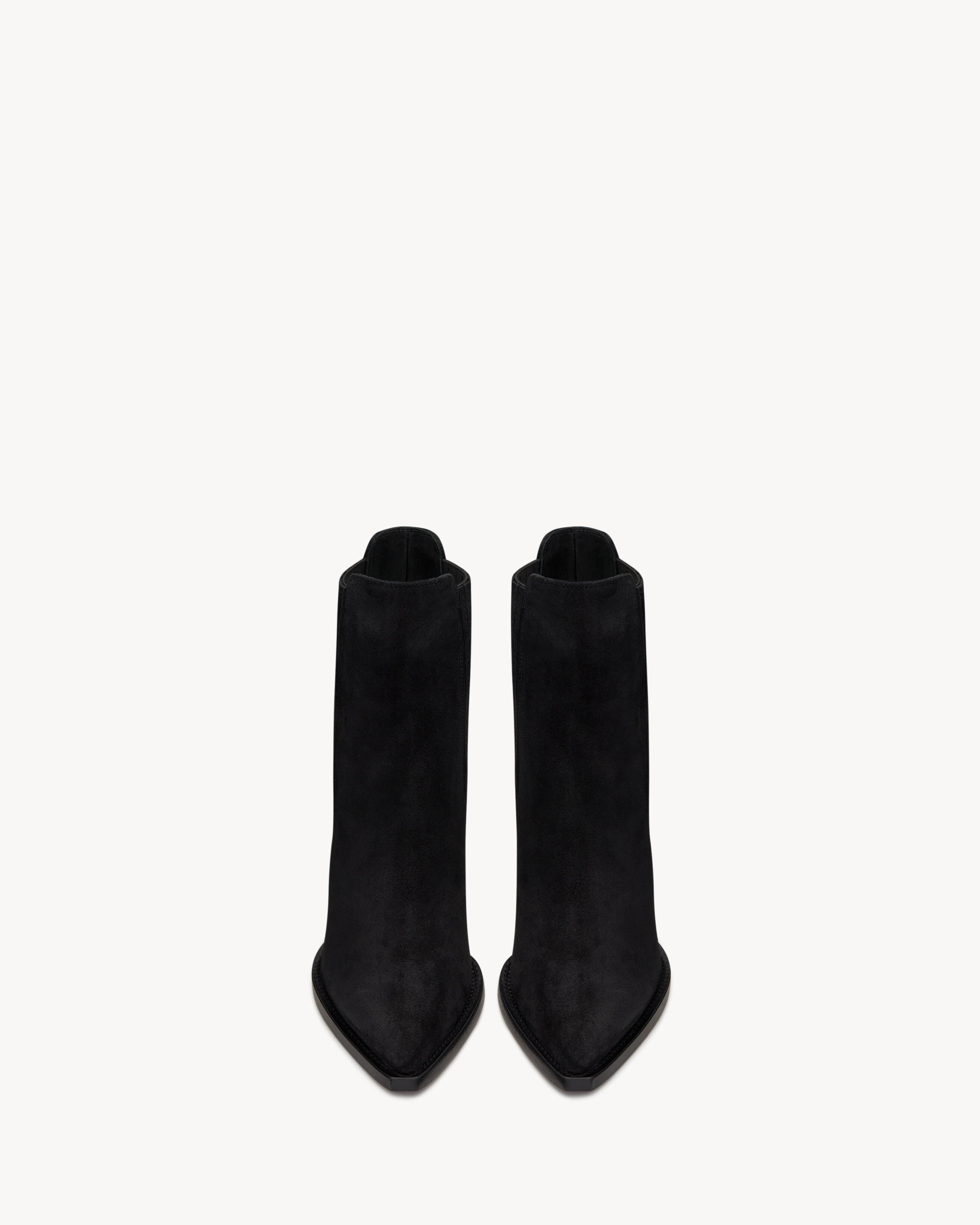 Замшевые ботинки челси THEO Saint Laurent, черный — фото 2