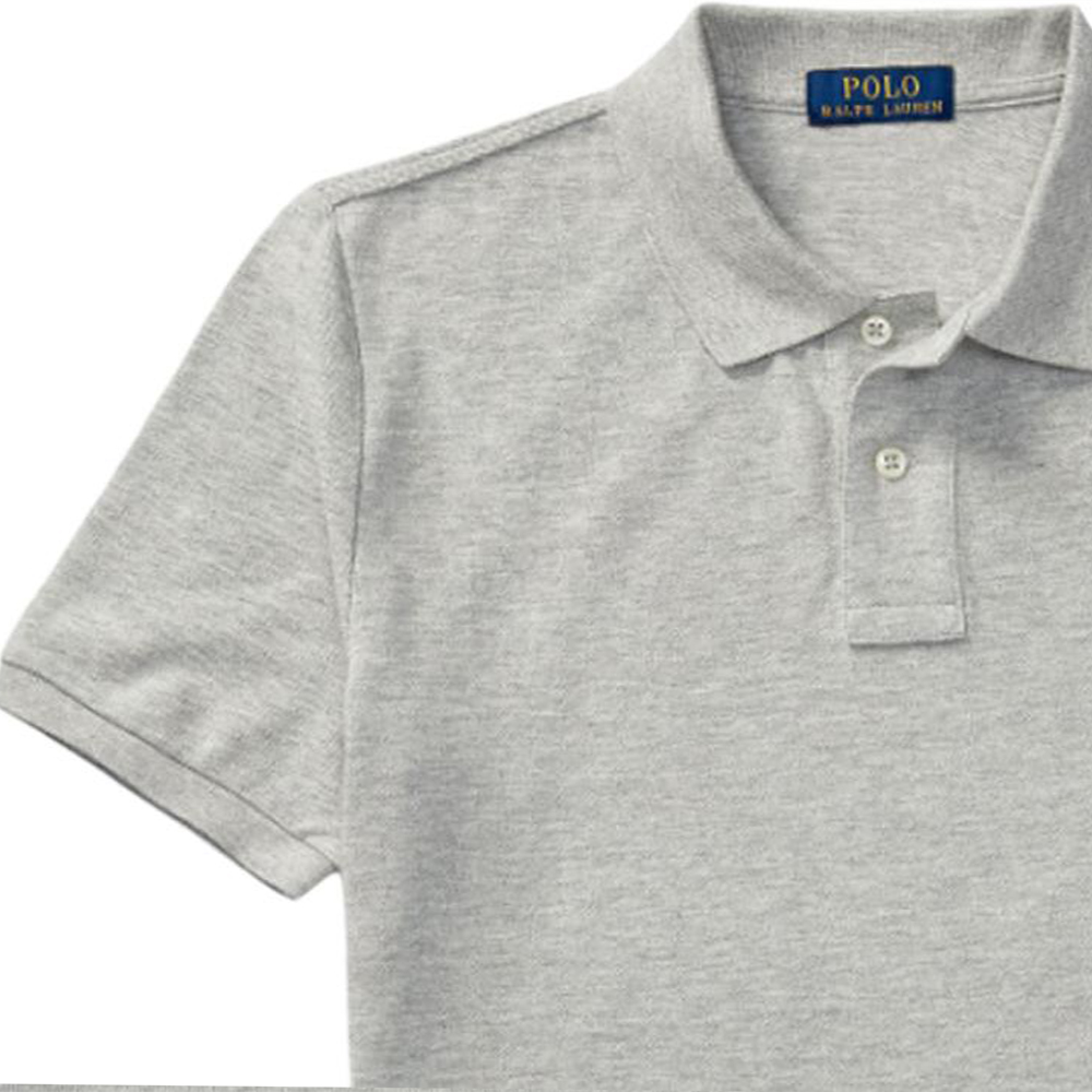Футболка SS24 серая детская Polo Ralph Lauren — фото 4