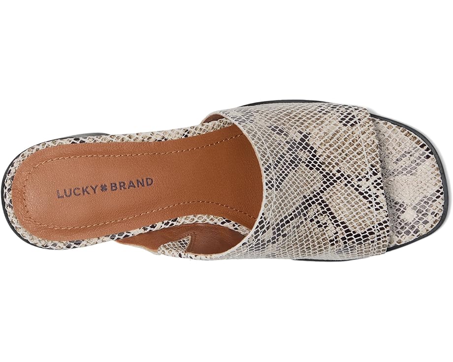 Туфли Lucky Brand Jamira Asymmetrical Mule, цвет Natural Multi — фото 2