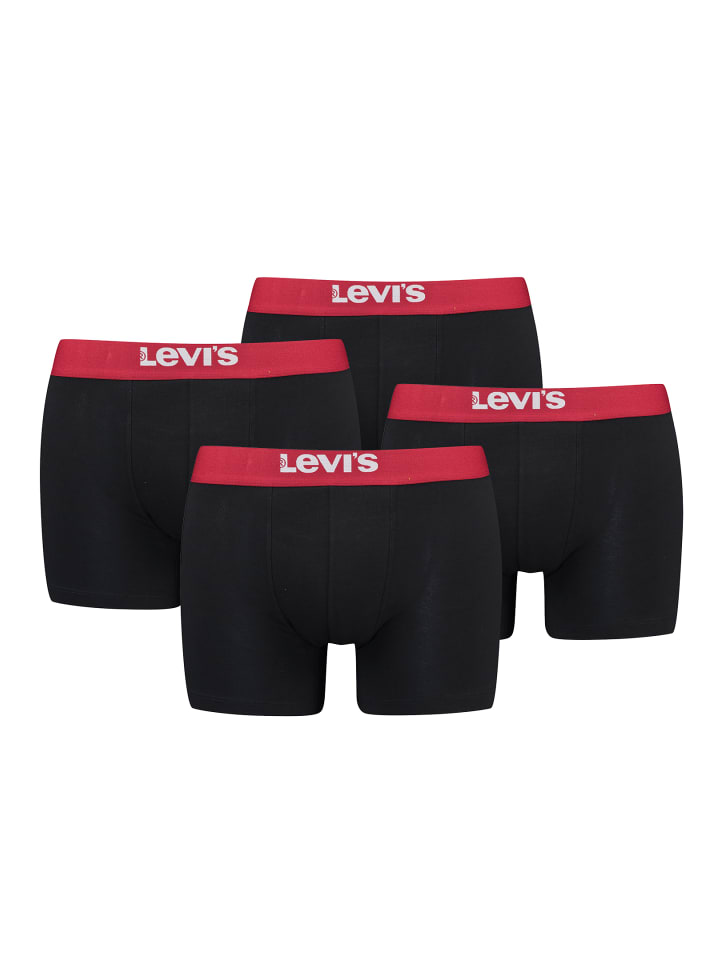 

Боксерские трусы Levi´s, цвет black/red