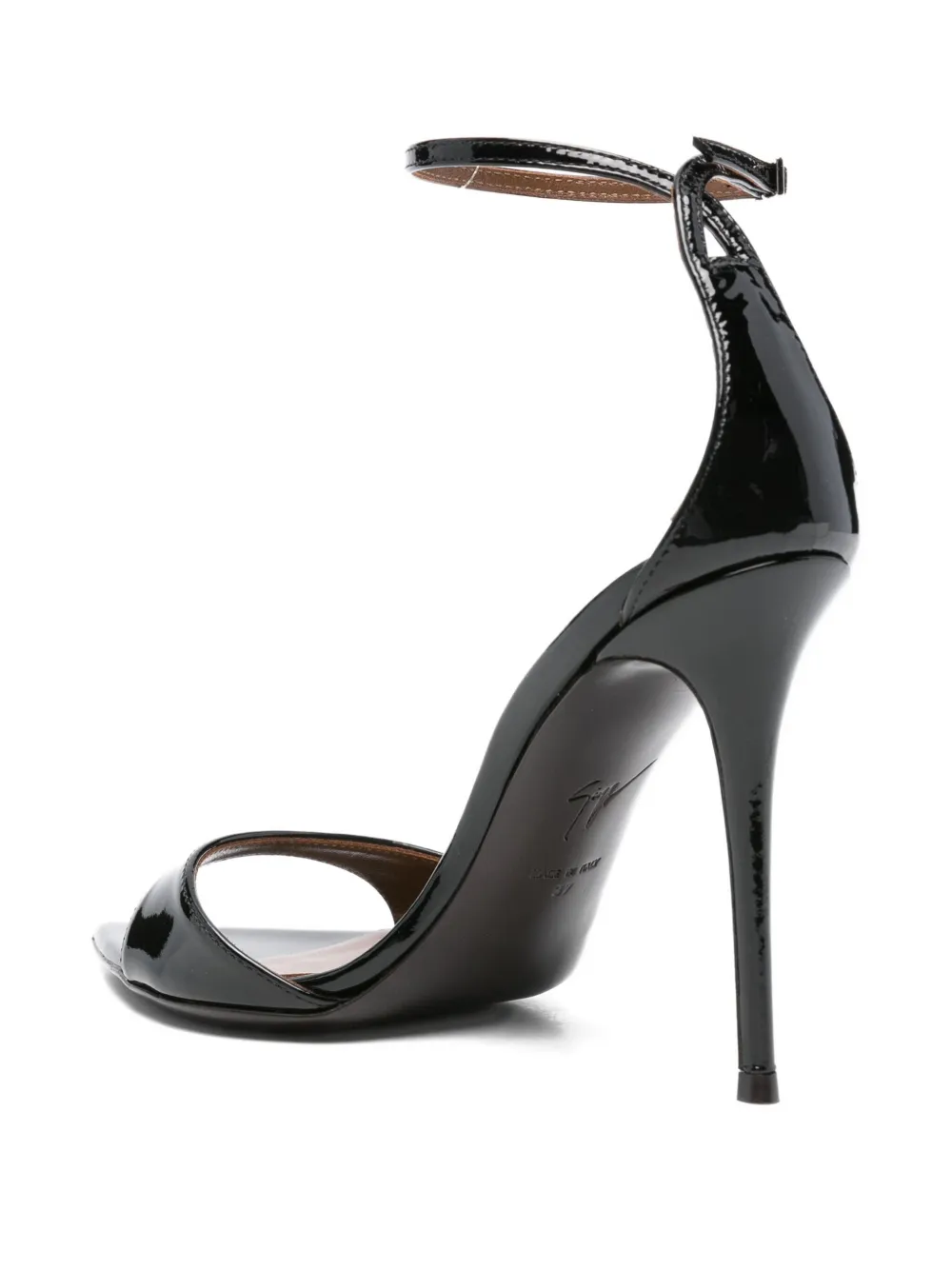 Сандалии из кожи Intriigo 105 мм Giuseppe Zanotti, черный — фото 3