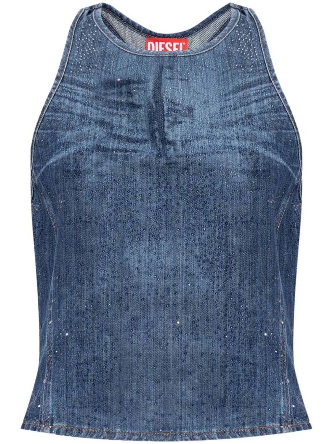 

Diesel майка De-Plaque-S, синий