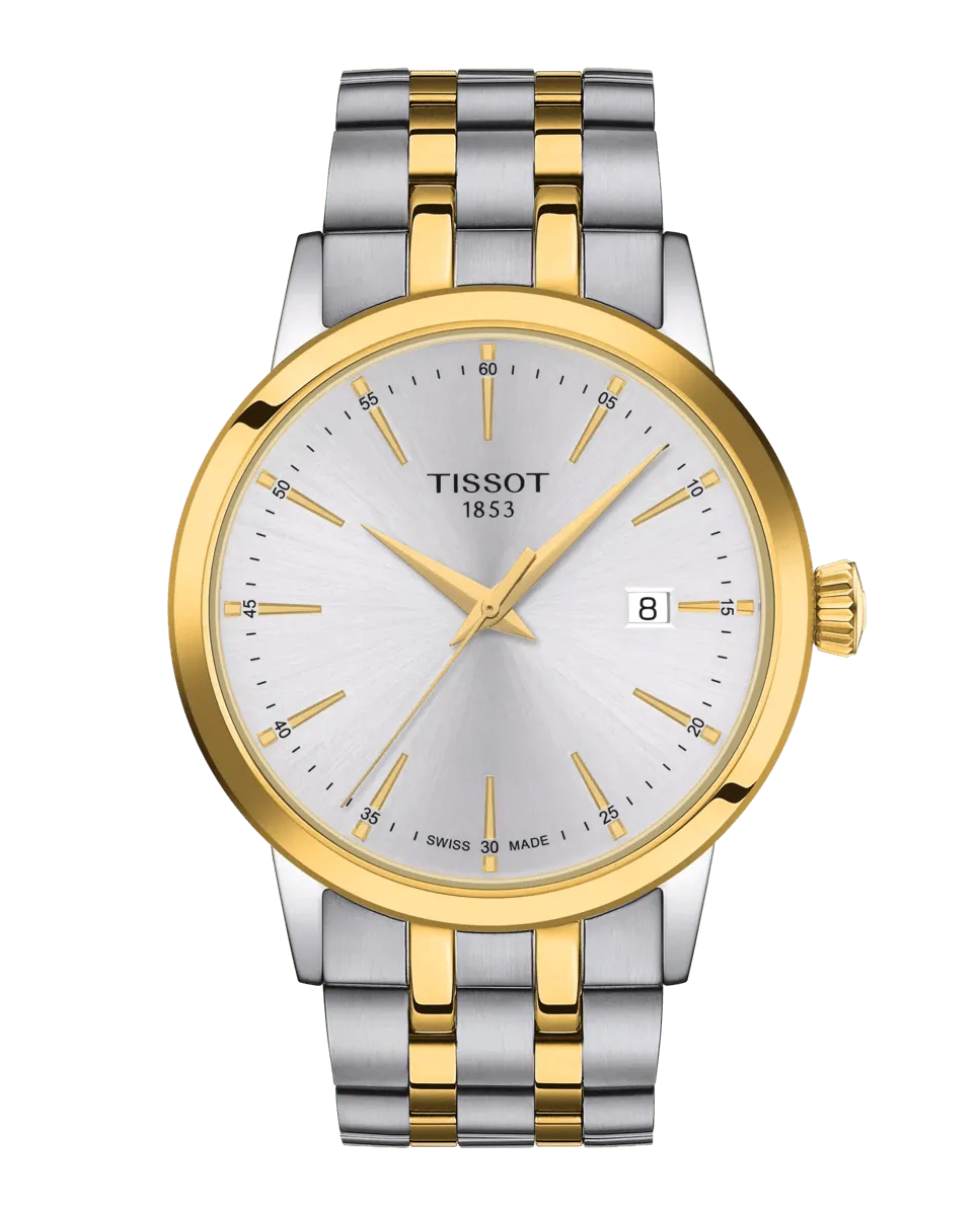 

Мужские часы из коллекции Classic Dream в двухцветной стали Tissot, серебряный