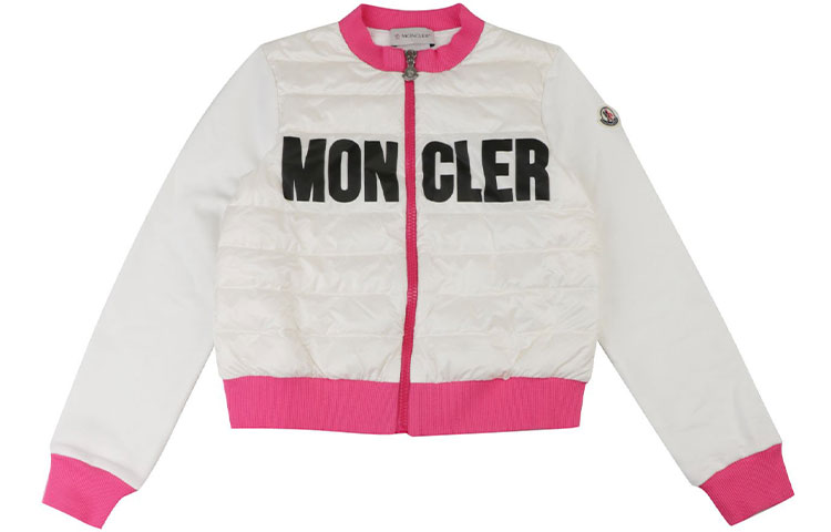 

Детская утепленная куртка Moncler, белая