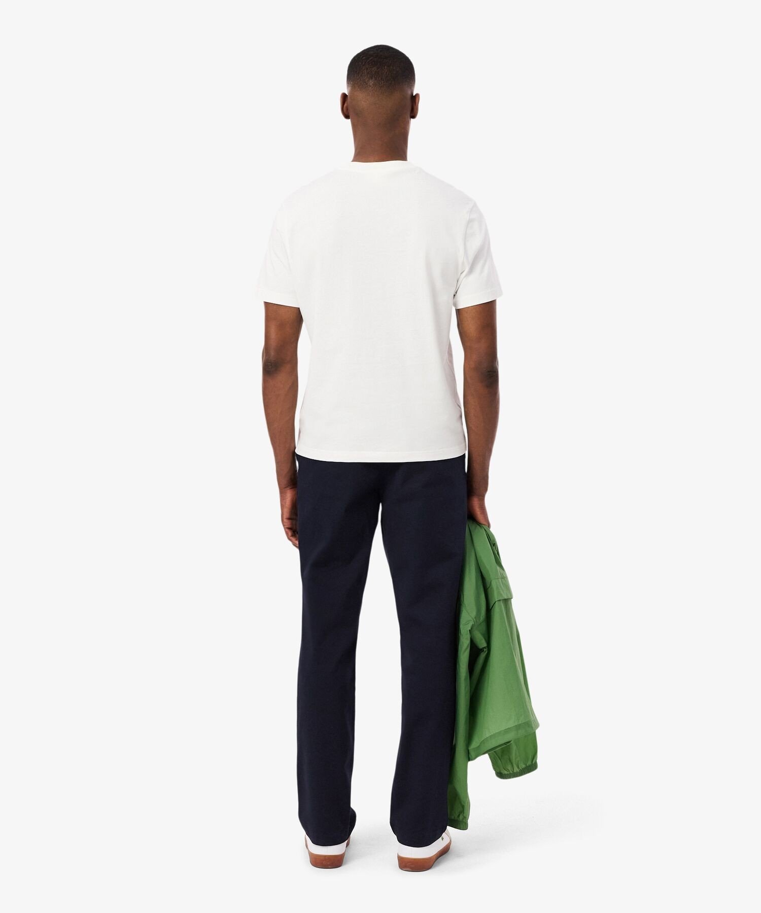 Брюки-чиносы прямого кроя, зауженные книзу, из эластичной ткани LACOSTE, Dark Navy — фото 2