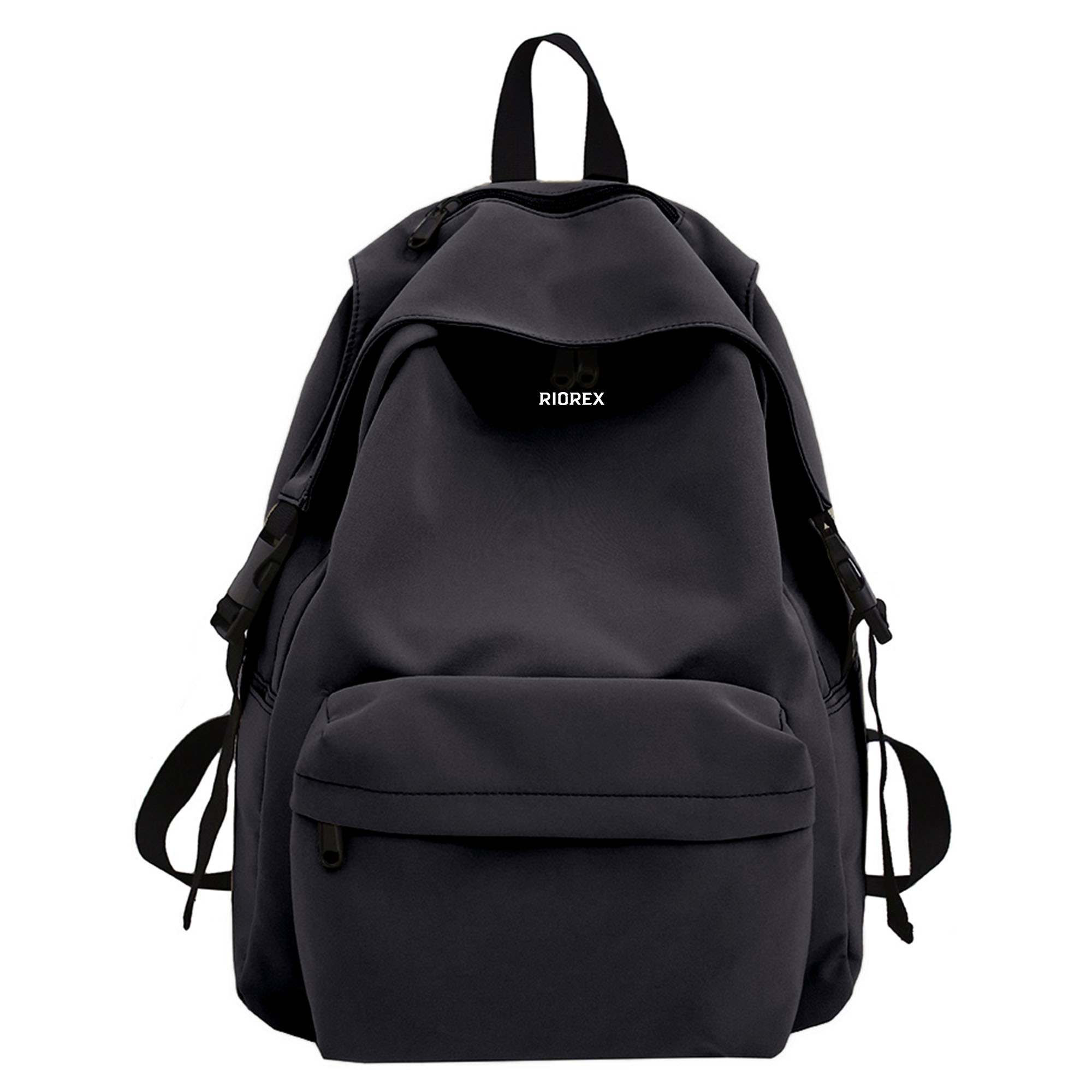 

Рюкзак из ткани Обычный Унисекс Мультиколор RIOREX, Черный Большой размер