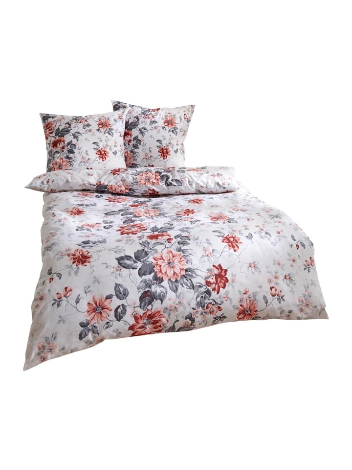 

Постельное белье Traumschlaf Blumen rot, красный