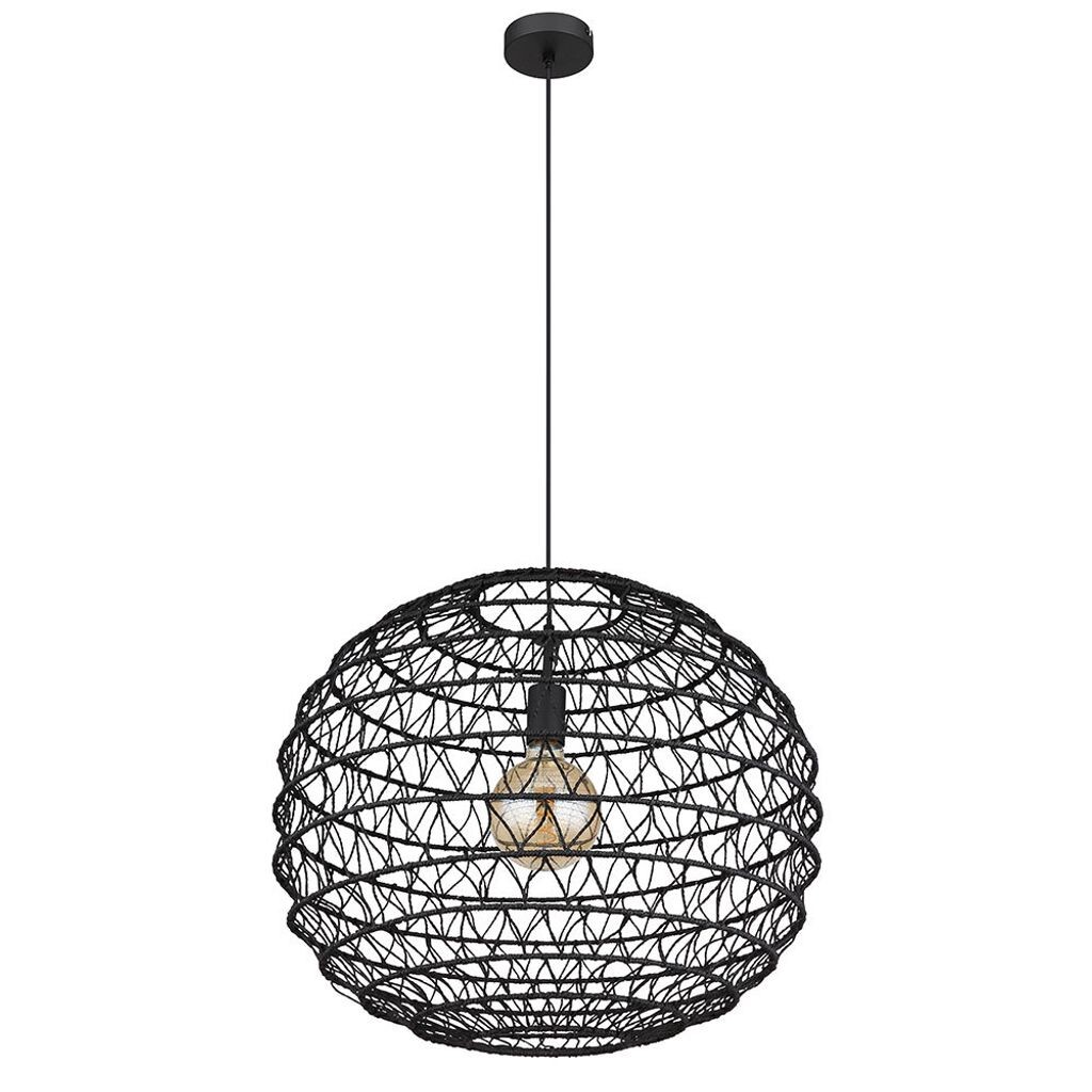 

Подвесной светильник, металл, черный, E27, H 120 см Globo Lighting
