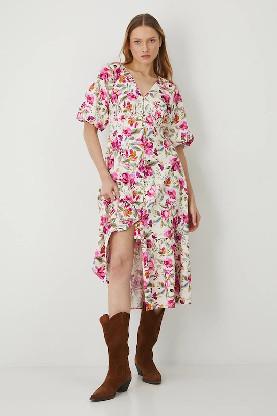 

Платье с добавлением льна Medicine, бежевый