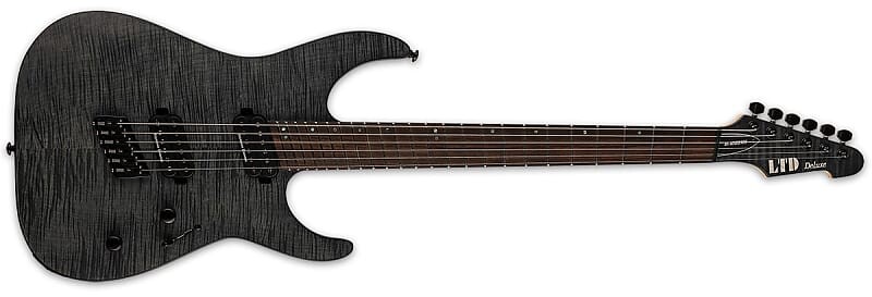 

Электрогитара ESP LTD M-1000 See-Thru Black Satin Multi 6 Electric Guitar-SN0867-PLEK'd-Aeris Packaging