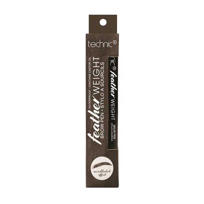 

Карандаш для бровей Feather Weight Lápiz para Cejas Dark Brown Technic, Marrón Oscuro