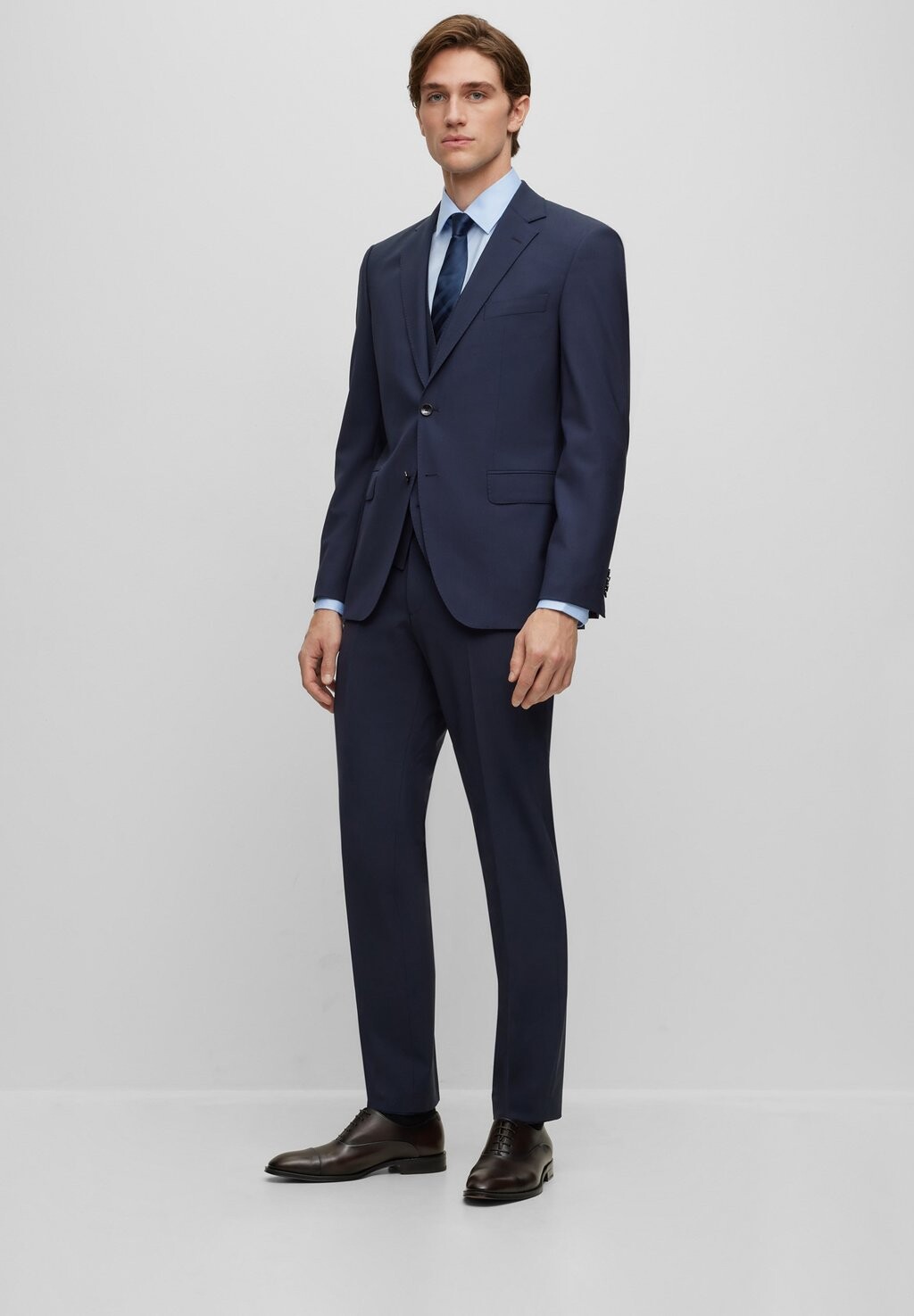 Классическая рубашка Joe Kent BOSS, цвет light blue — фото 2