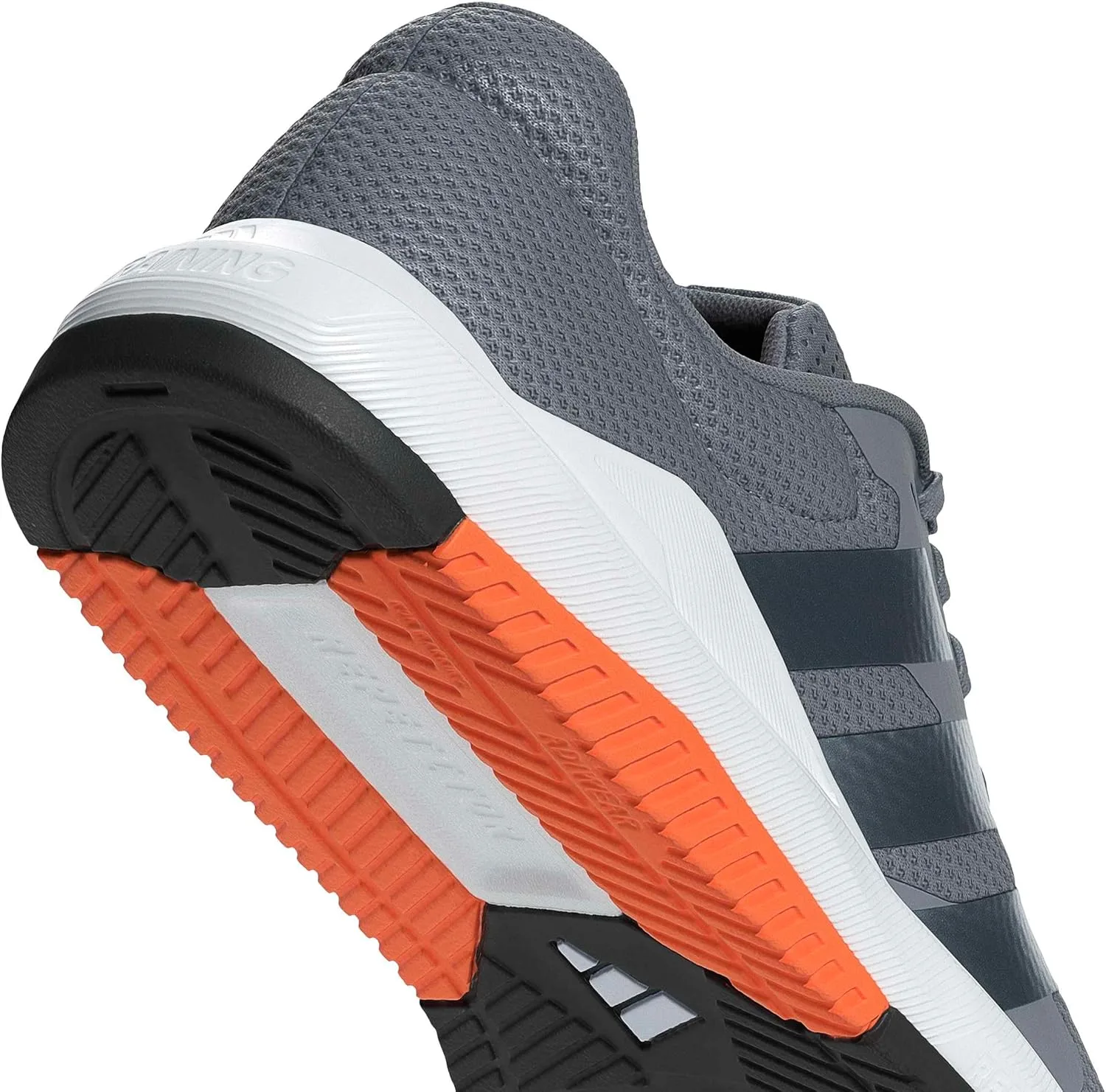 Мужские тренировочные кроссовки Adidas Dropset Base, оранжевый/серый — фото 2