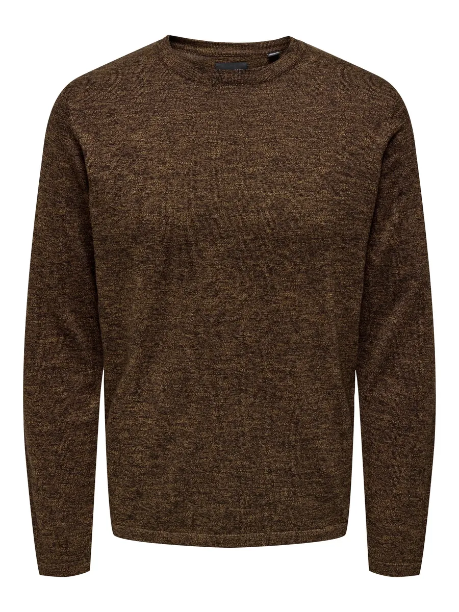 

Свитер ONLY & SONS с круглым вырезом "ONSKYOTO REG 12 CREW KNIT", цвет Monks Robe