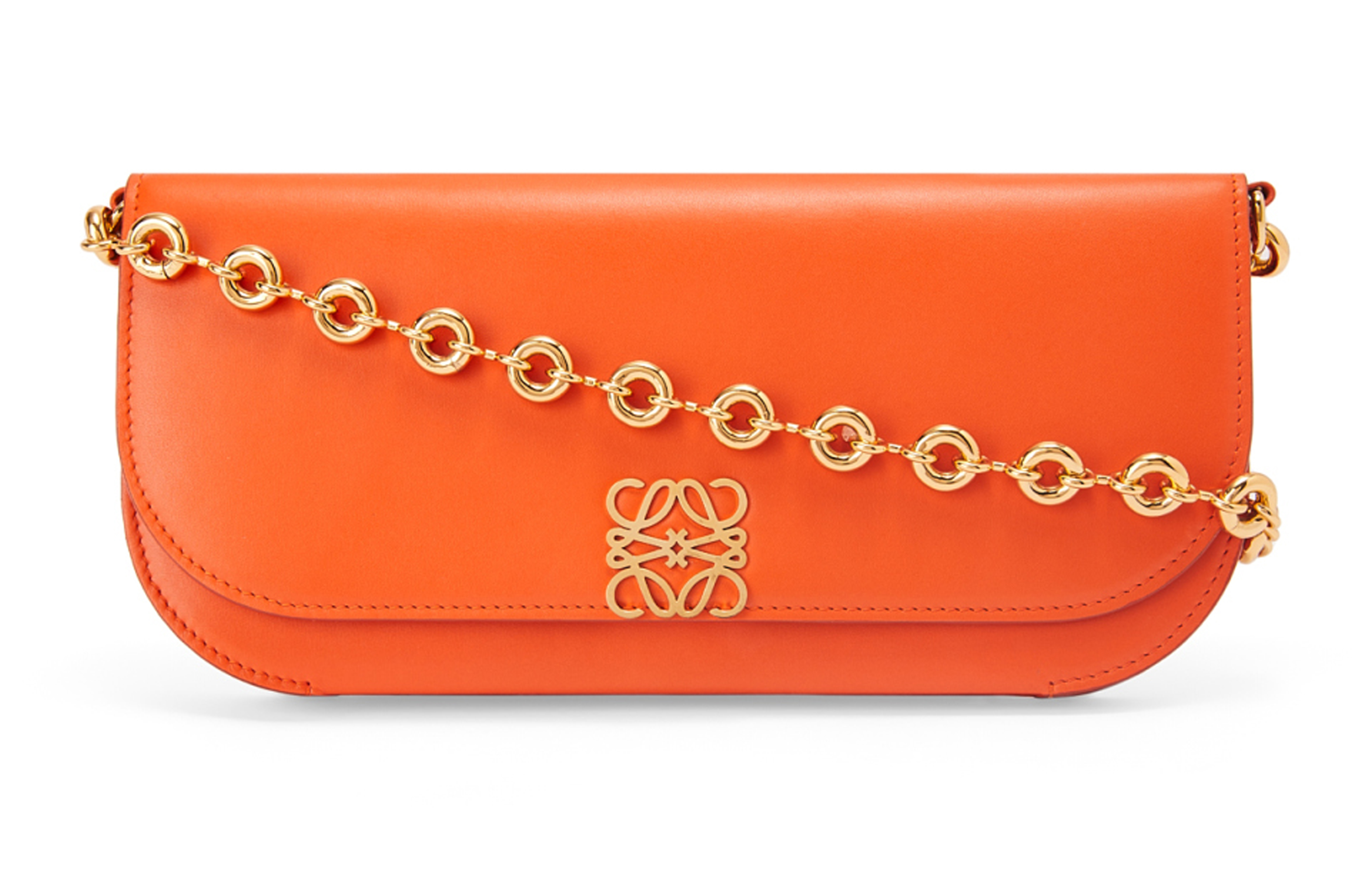 

LOEWE Сумка через плечо Goya из коровьей кожи, женская, оранжевого цвета