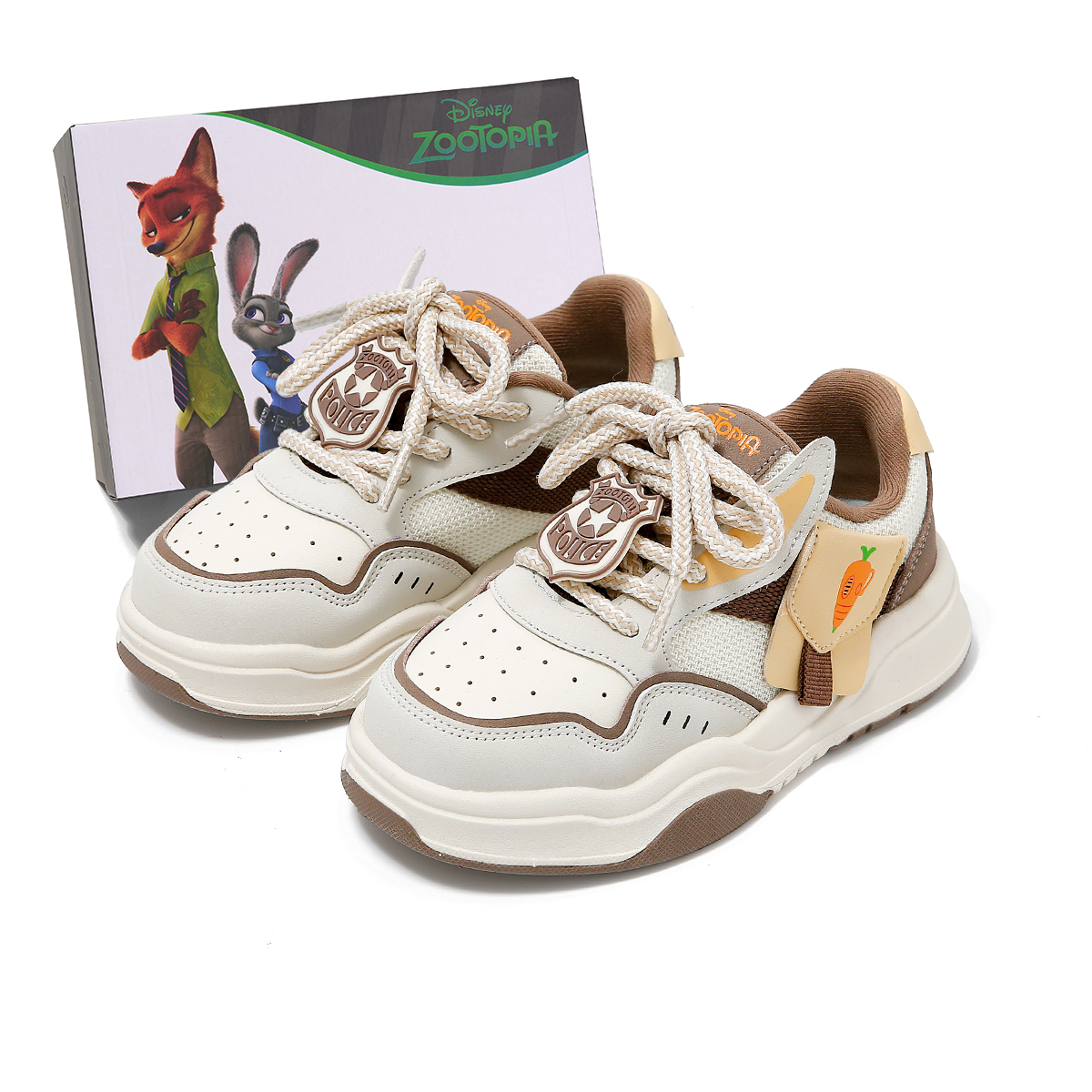 

Кроссовки Zootopia для скейтбординга с низким верхом, противоскользящие, с амортизацией и ударами, устойчивые к истиранию, для детей и подростков Disney, белый/розовый