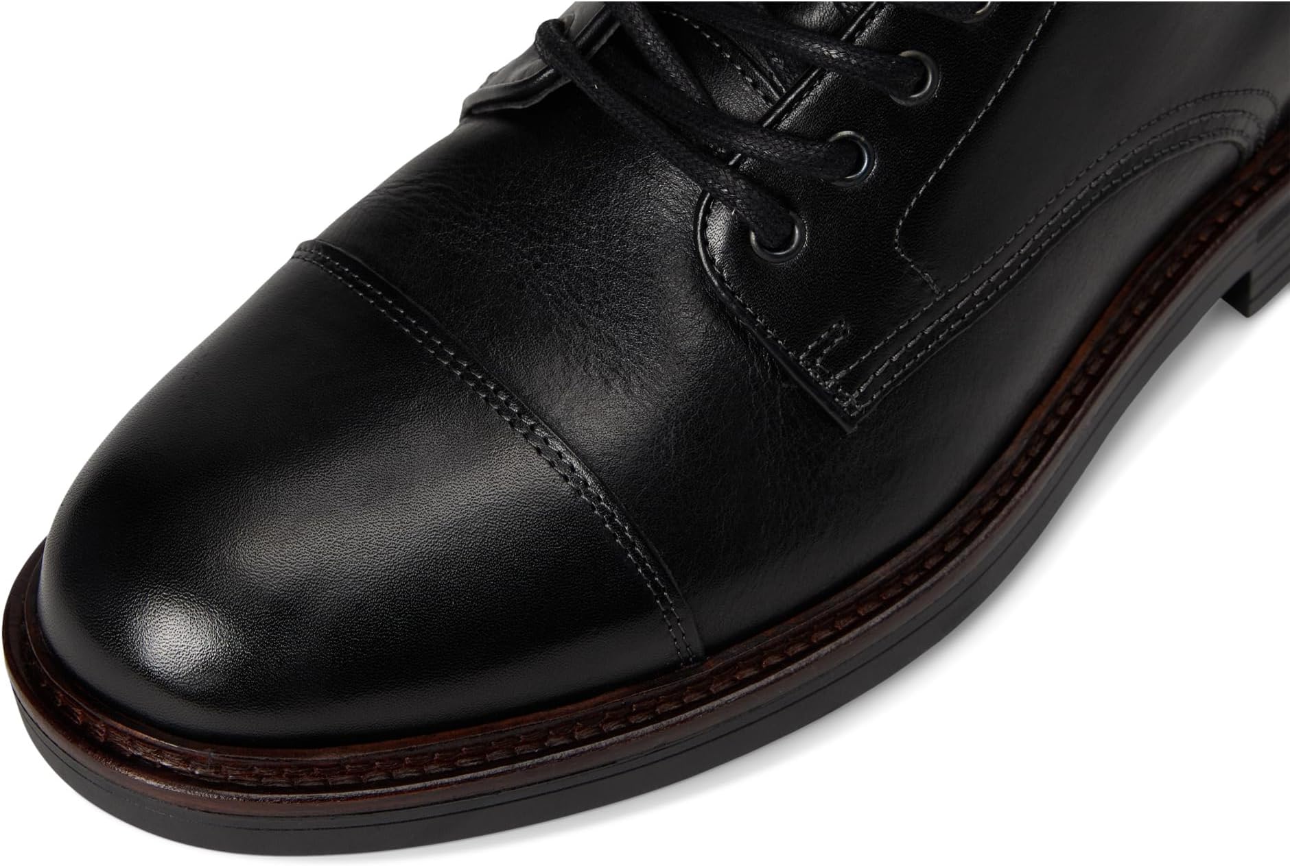Ботинки Johnston & Murphy Collection Men's Latham Cap Toe Boots, Black European Calfskin — фото 2