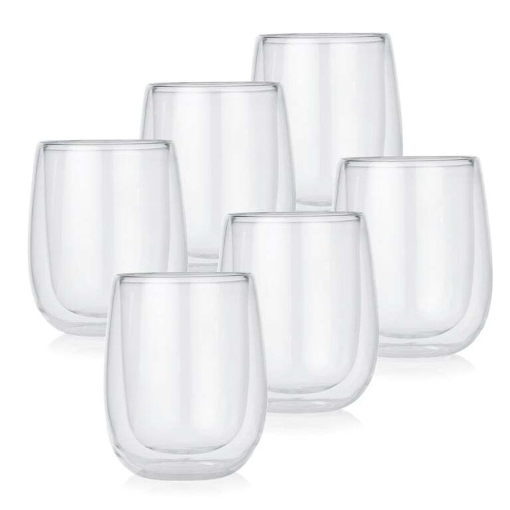 

Термостаканы GOURMETmaxx Latte Macchiato, набор из 6 шт DS Produkte, прозрачный