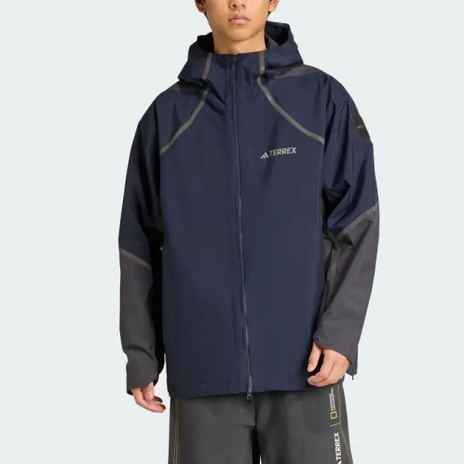 Adidas Куртка Terrex мужская синяя, Blue — фото 2