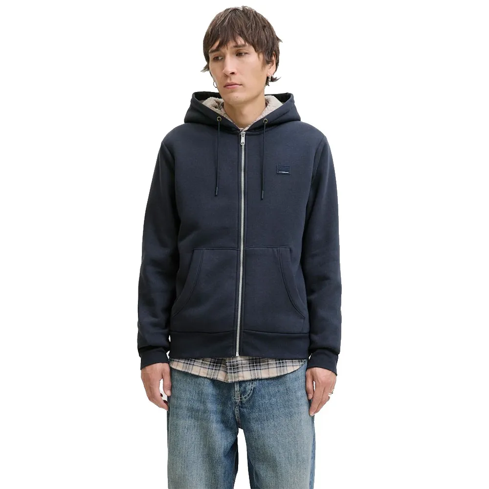 

Толстовка Jack & Jones Mason Teddy full zip, синий