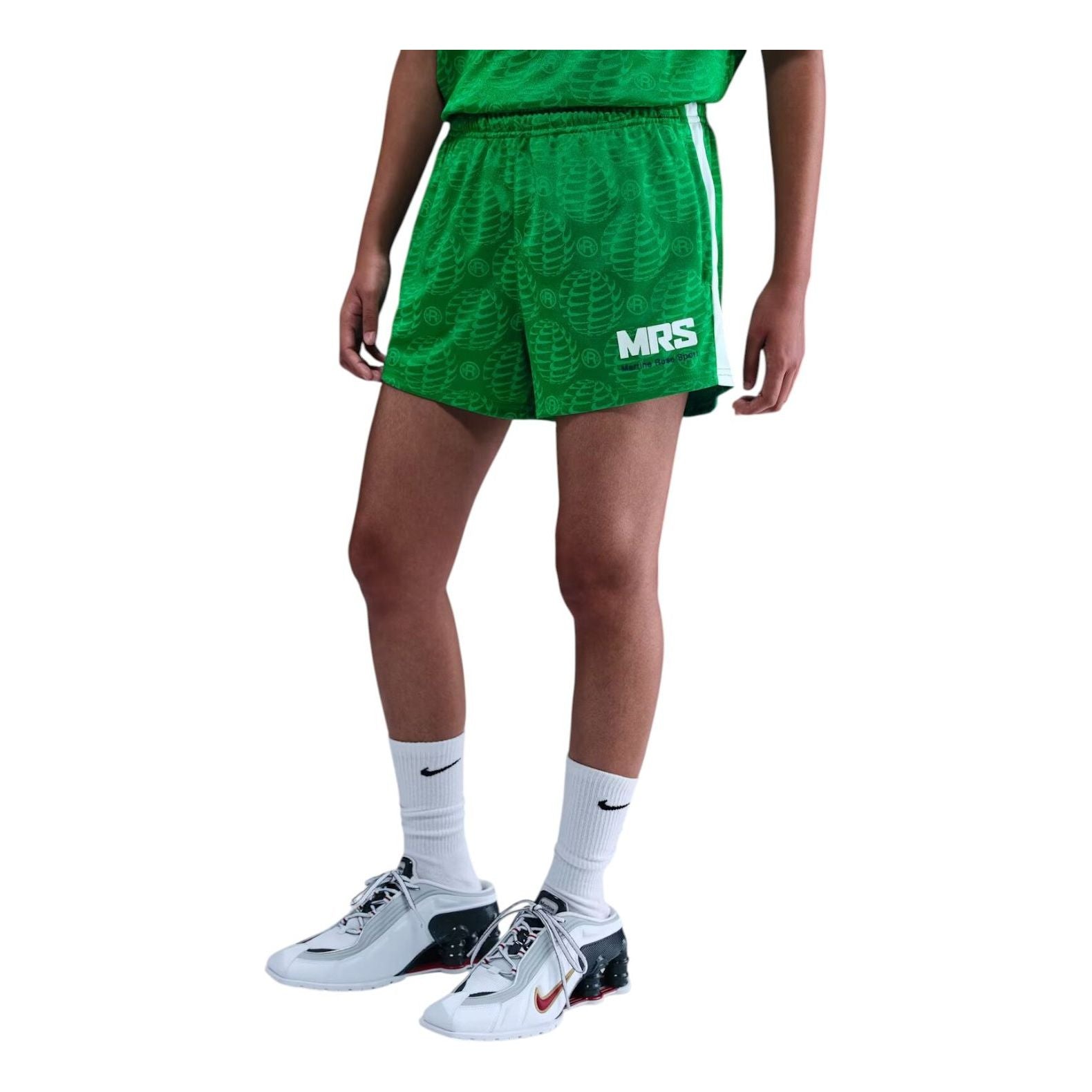 Шорты Nike x Martine Rose Football Shorts 'Green' — фото 2