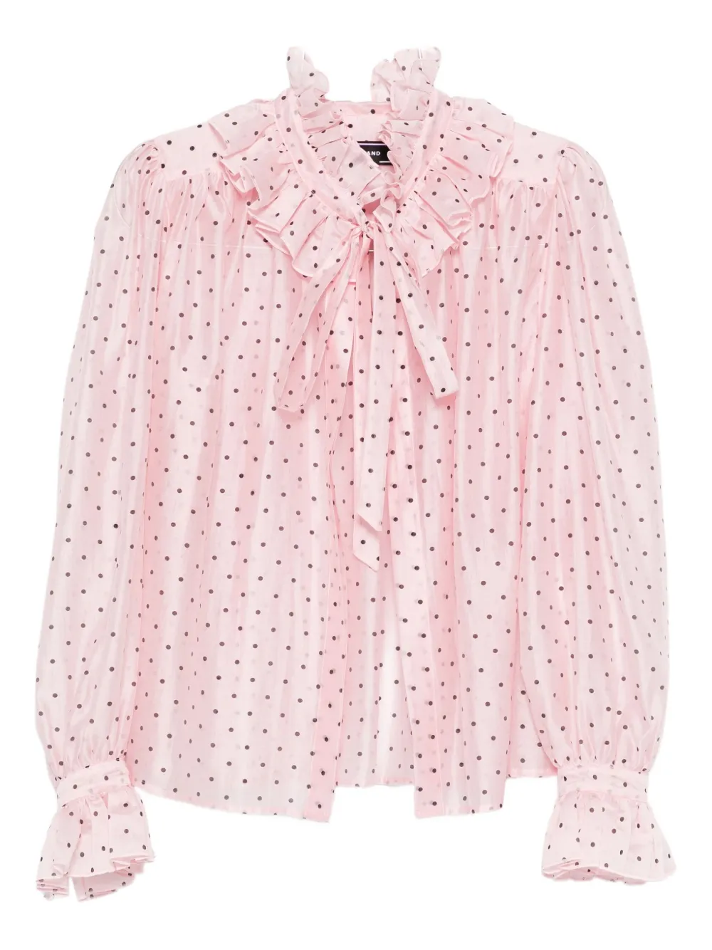 

Блузка в горох STYLAND, розовый