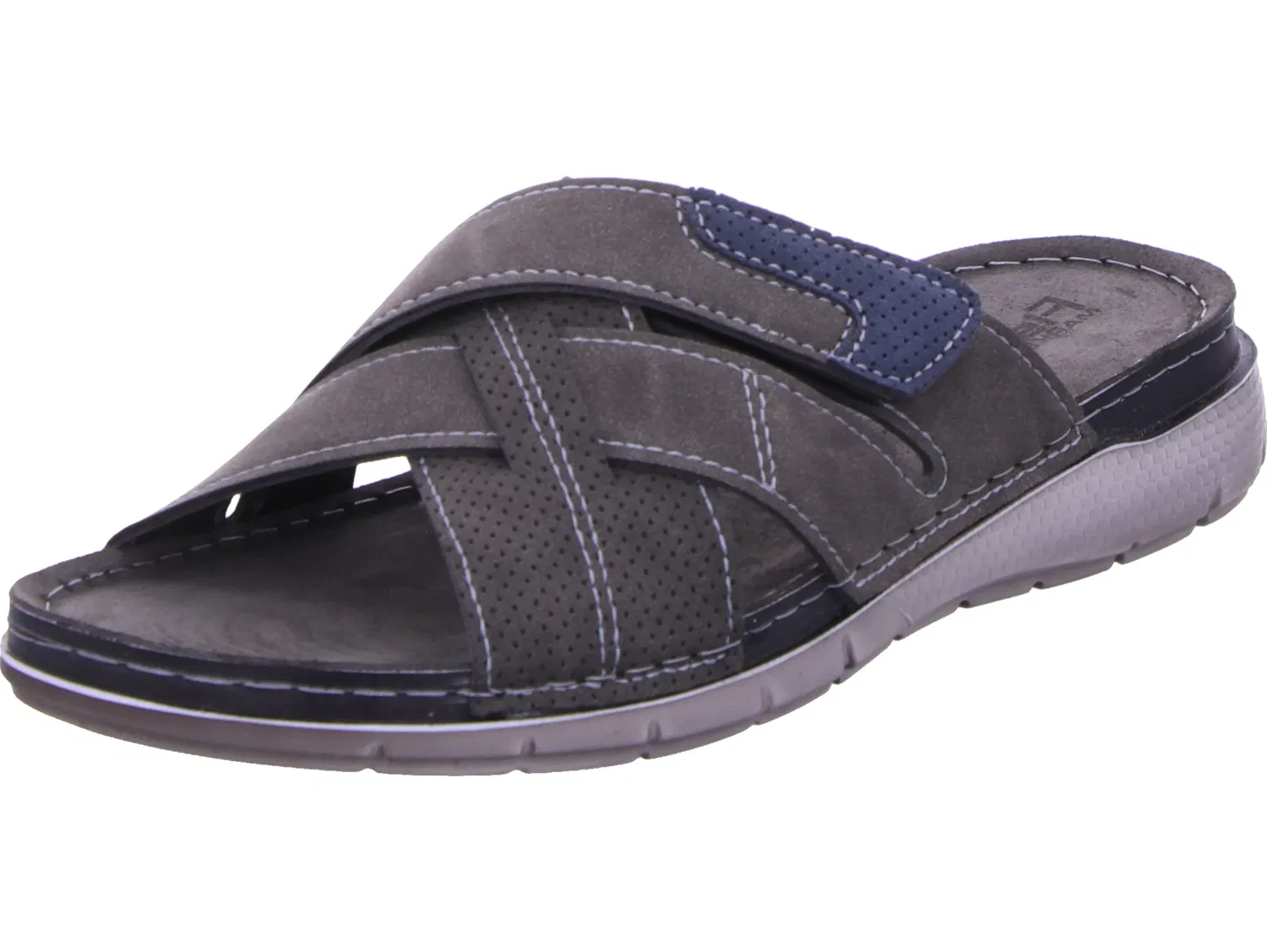 Домашние тапочки, серый, Fischer Markenschuh
