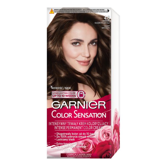 

Краска для волос Color Sensation Garnier, цвет 4.0 deep brown