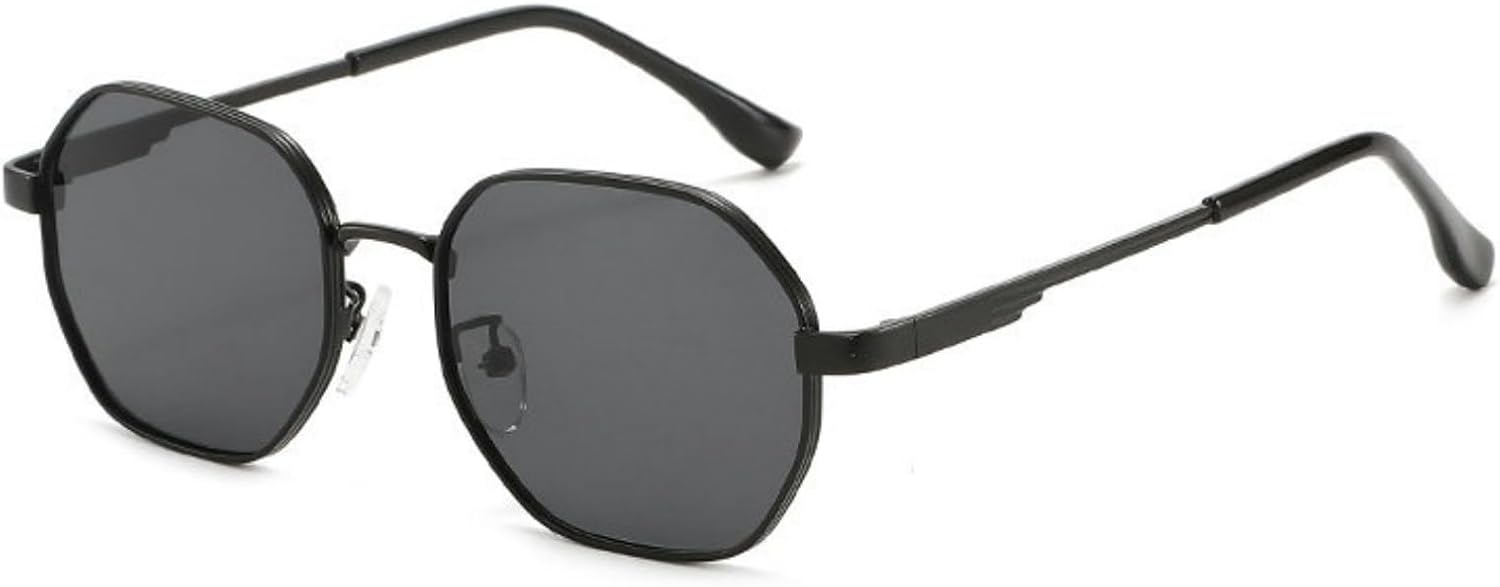 

Солнцезащитные очки Willochra в стиле ретро с золотистым металлическим панком, квадратной формы, для женщин и мужчин, узкие шестиугольные, черные, с защитой от УФ-излучения UV400, C5