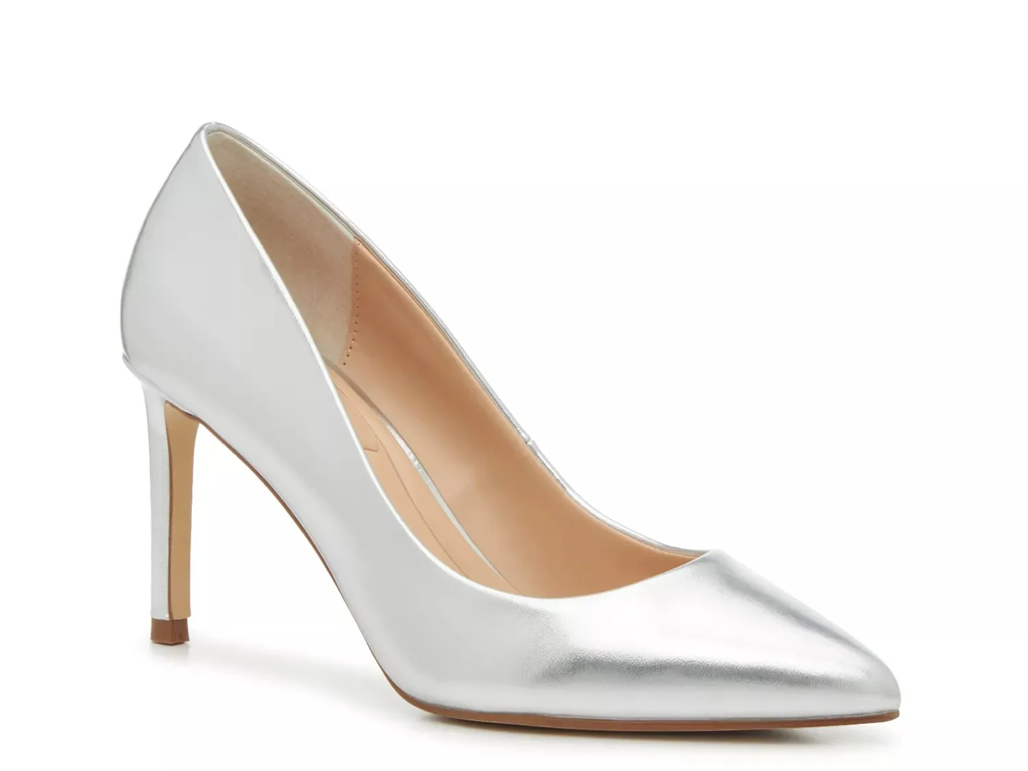 Туфли-лодочки Charles by Charles David Sublime Pump, серебристый металлик