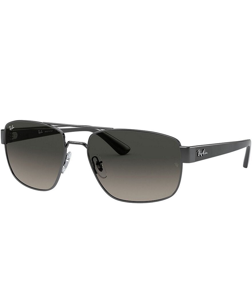 

Мужские прямоугольные солнцезащитные очки Ray-Ban 0RB3663 60 мм, серый